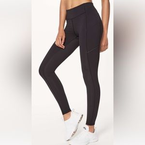 Lululemon Speed up leggings black with pockets